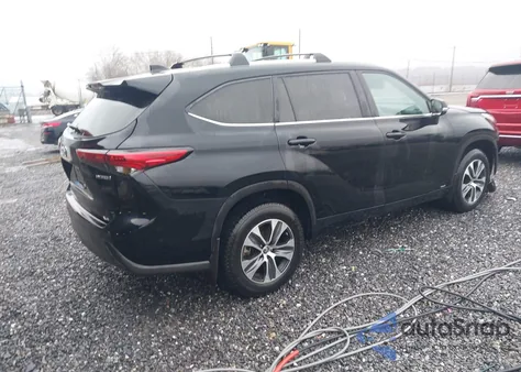 2022 Toyota Highlander Hybrid Xle из США, поврежденный, VIN 5TDHBRCH9NS555990